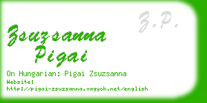 zsuzsanna pigai business card